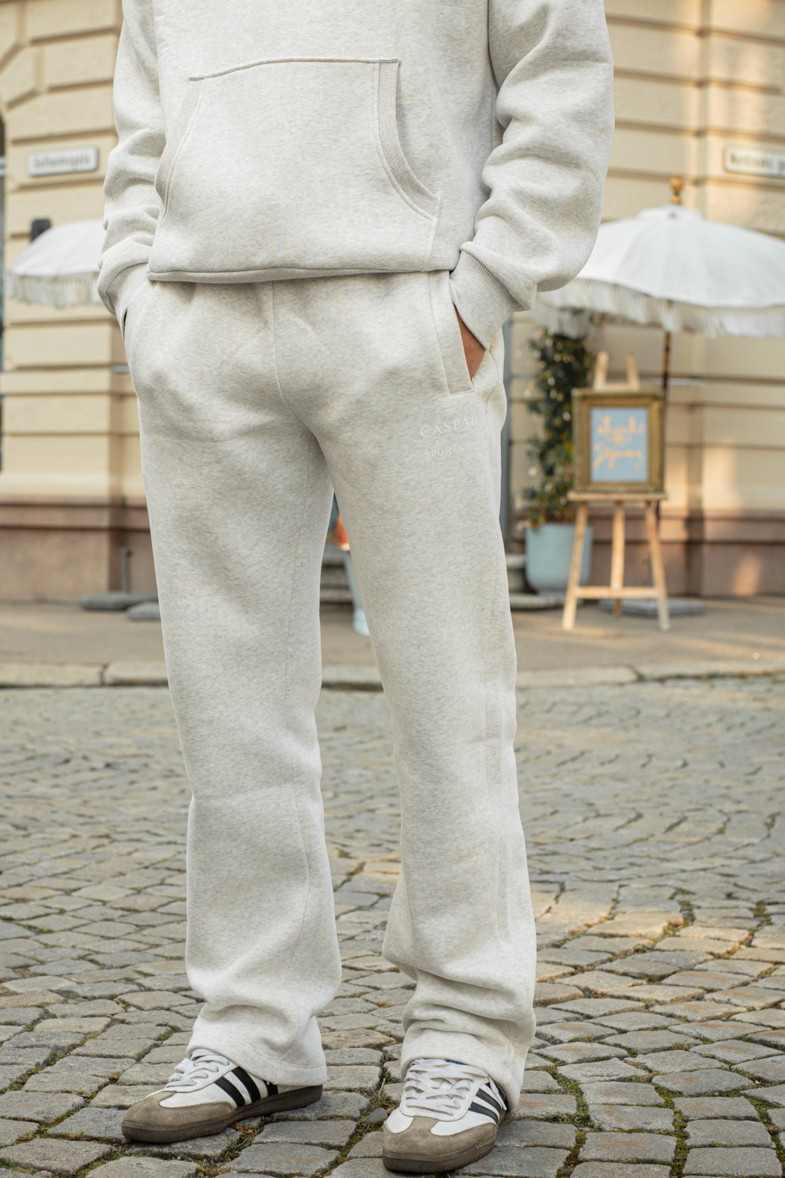 LIMITED EDITION︱M. Sports Club SL Pants - Grey Melange